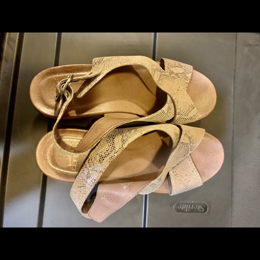Snakeskin dansko sandals